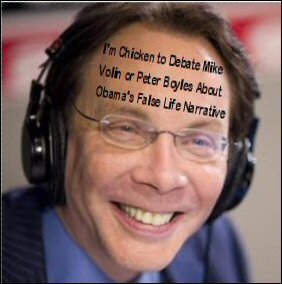 Alan Colmes a Chicken to Debate Peter Boyles or Mike Volin.  Contact Them at 710 KNUS Denver CO or WheresObamaBirthCertificate.com